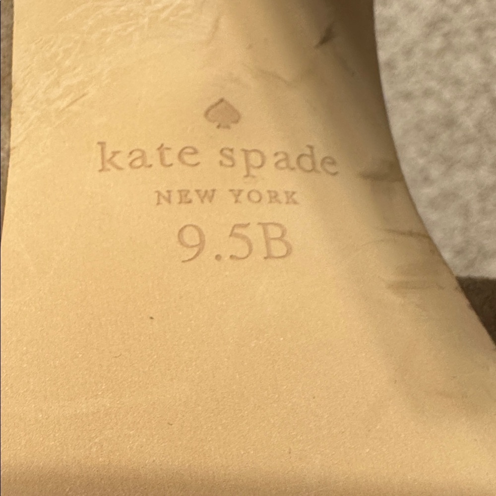 Kate Spade Tan Delphi Platform Block Heeled Sandals Open Toe Ankle Strap Sz 9.5B - Picture 3 of 7